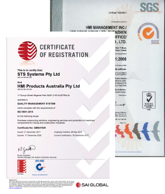 HMI Certificates HMI Certificates